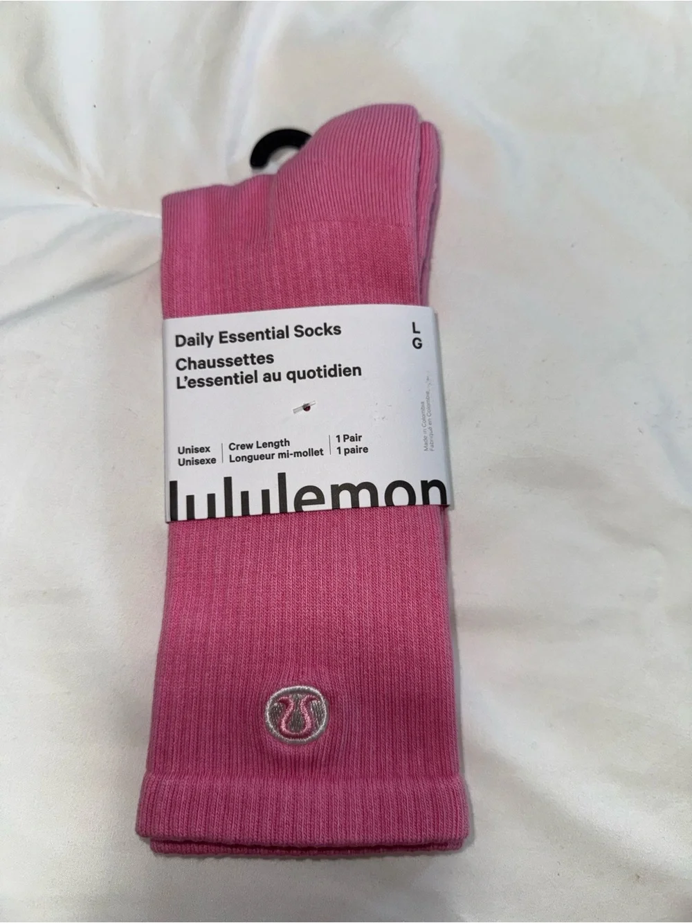 lululemon athletica Daily Essential Crew Socks - Candy Cloud